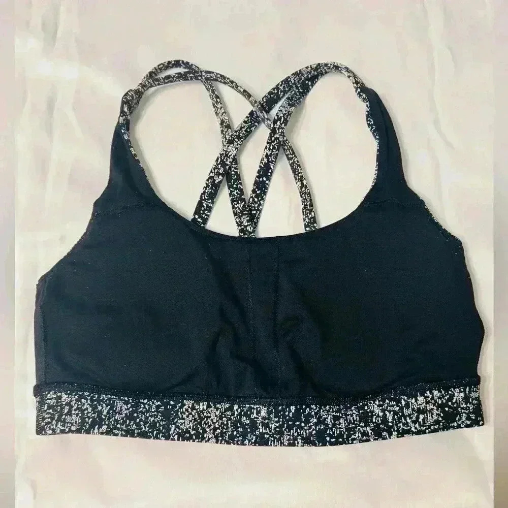 Lululemon Energy Bra
Medium support, B-D cups, black with white spots, size 4 - Picture 5 of 8